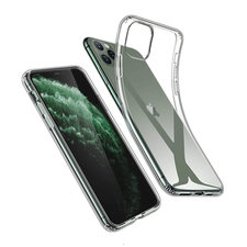 Carcasă cască TPU moale iPhone 11 Pro, transparentă