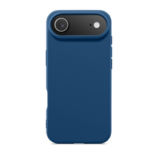 WOO Caz lichid silicon iPhone 17 Air, albastru
