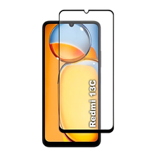 Cască Diamond Glass 5D Redmi 13C, negru