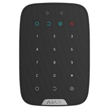 Tastatură tactilă fără fir Ajax KeyPad Plus, Negru