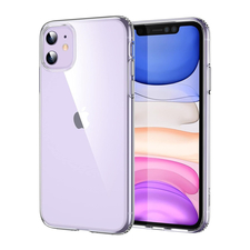Carcasă cască TPU moale iPhone 11, transparentă