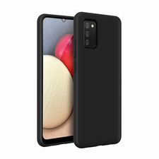 Husă pentru cască Liquid Silicone Samsung A02S, negru