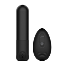 WINYI Rick Bullet Vibrator + Telecomandă IPX6 10 moduri de vibrație, negru