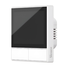 Sonoff Wi-Fi Dual-Channel Smart Scene Wall Switch NSPanel (fir neutru), alb