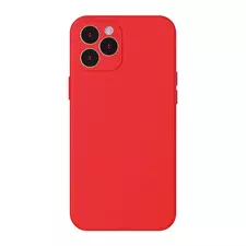 Caz Baseus Liquid Silicone Gel de protecție iPhone 12 Pro Max, roșu