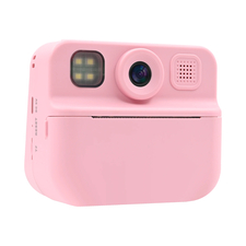 EYESUN Aparat foto instant pentru copii cu role de hârtie de imprimare 030D, roz