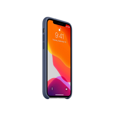 Husă pentru cască Liquid Silicone iPhone 11 Pro, albastru