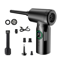Duster de aer fără fir pentru curățarea PC-ului cu 8 duze, două viteze, 50000rpm