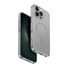 Husă Uniq pentru iPhone 16 Pro Max Hybrid Clario (ECO) cu încărcare Magclick, transparentă