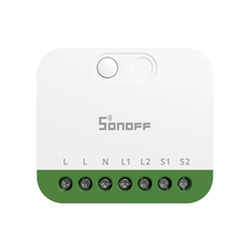 Întrerupător inteligent Sonoff Matter Over Wi-Fi MINI-2GS Mini Duo 2-Gang (neutru necesar)