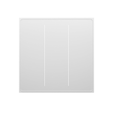 Moes Zigbee Star Feather Smart Push Button Switch 3 Gang (fir neutru), alb
