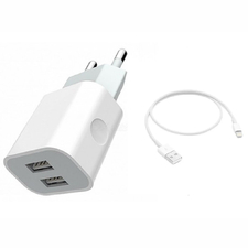 Încărcător de perete Jokade cu cablu USB la Lightning Single Dual 5A Yiyue, alb