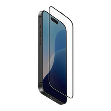 Uniq Glass Screen Protector Optix Vivid Clear pentru iPhone 16 Pro, negru