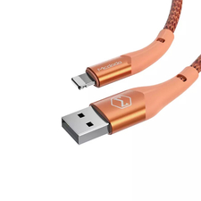 Mcdodo Cable Magnificence Series USB-A la Lightning cu LED de comutare 1.2m 2.0A, portocaliu