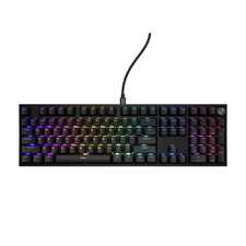Tastatura mecanică Genesis Thor 404 US Layout RGB Backlight Mechanical Black Gateron Yellow Pro