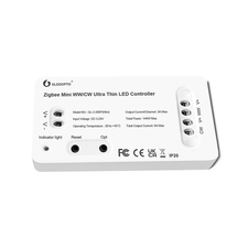 Gledopto ZigBee Pro Ultra Thin Mini LED Strip Controller WW/CW (GL-C-006P(Mini)), DC5~24V, 3A/CH, ieșire max 6A, ieșire max 144W