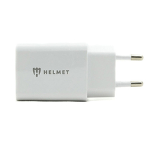 Încărcător de perete pentru cască cu cablu USB la Lightning 2xUSB 2.4A, alb