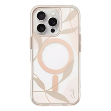 Carcasă Uniq pentru iPhone 16 Pro Coehl cu încărcare Magclick Verdure, Sping Blossom