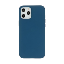 Husă pentru cască Liquid Silicone iPhone 12 Pro, albastru