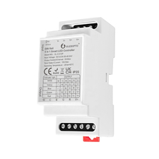 Gledopto ZigBee Pro Din-rail 5in1 LED Strip Controller CCT/RGB/RGBW/RGBCCT/Dimmer (GL-C-011P), DC 12-54V, ieșire max 15A, 36x59x91mm