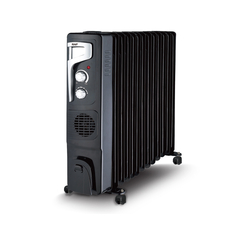 Raf Radiator ulei + ventilator turbo R.1329B, 13 secțiuni, 2900W, negru