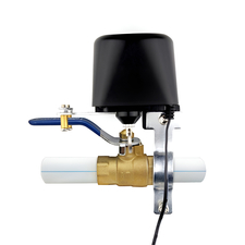 Moes Zigbee Smart Valve pentru apă și gaz cu adaptor de alimentare Eu, negru
