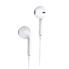 Borofone Jumătate de căști intraauriculare cu microfon Type-C BM27, alb