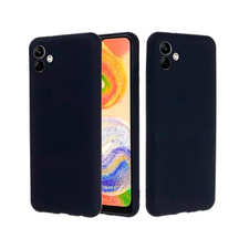 Husă pentru cască Liquid Silicone Samsung A04E, negru