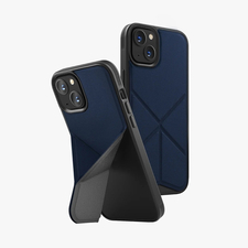 Uniq Case Hybrid Magclick Charging Transforma pentru iPhone 15 Pro Max, albastru