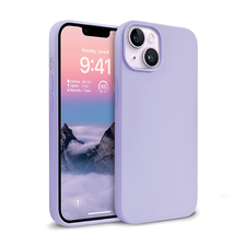 Husă pentru cască Liquid Silicone iPhone 15 Plus/14 Plus, Lilac