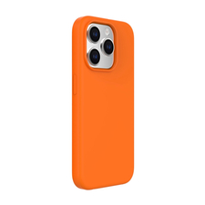 Husă pentru cască Liquid Silicone iPhone 14 Pro, portocaliu
