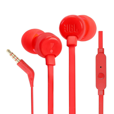 JBL Căști 3,5 mm cu microfon Tune 110, roșu