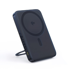 Baseus Power Bank Magsafe PicoGo Qi2 cu Kickstand 5000mAh, 20w cu cablu Type-C 0.3m, negru