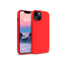 Carcasă Helmet Silicon Soft Touch iPhone 14, roșu