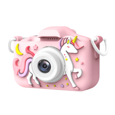 Cameră digitală pentru copii Unicorn, roz (cutie deteriorată)