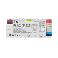 Gledopto ZigBee Pro Max 5in1 LED Controller CCT/RGB/RGBCCT/Single Color (GL-C-601P), Push Switch, DC5~24V, 10A/CH, ieșire totală max 15A