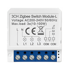 Întrerupător de lumină inteligent Avatto 3 Gang 100W Zigbee (fără fir neutru)