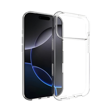 WOO Caz moale TPU iPhone 17 Pro, clar