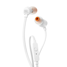 JBL Căști 3,5 mm cu microfon Tune 110, alb