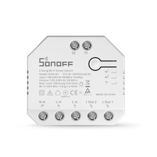 Întrerupător inteligent Sonoff Wi-Fi 2-Gang DUALR3 Lite