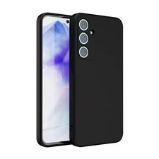 WOO Caz lichid silicon Samsung A35 5G, negru