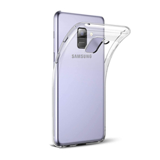 Carcasă cască TPU Samsung A8 Plus (2018), transparentă