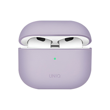 Husă Uniq Silicon Lino Hybrid Lilac pentru AirPods 3rd Gen, Lavander
