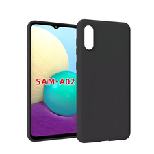 Husă pentru cască Liquid Silicone Samsung A02, negru