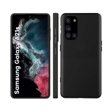 Husă pentru cască Liquid Silicone Samsung A21S, negru
