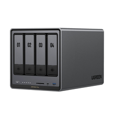 UGREEN Network Attached Storage DXP4800 Plus 4-Bay (Diskless) EU, negru