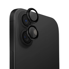 Uniq Optix Aluminium Camera Lens Protector pentru iPhone 16/16 Plus, negru