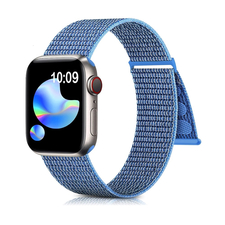 Apple Watch Nylon Loop curea 42/44/45mm albastru deschis