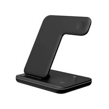 Încărcător wireless 3 în 1 10W, negru