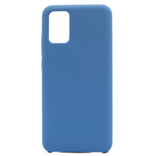 Carcasă Helmet Liquid Silicone Samsung A02, albastru Denim